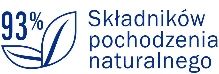 93% składników pochodzenia naturalnego