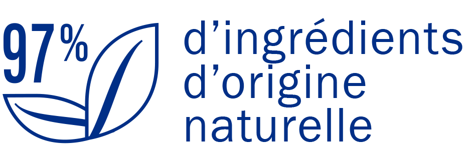 97% d'ingrédients d'origine naturelle